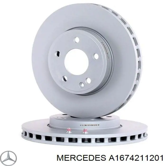 A1674211201 Mercedes Диск тормозной передний