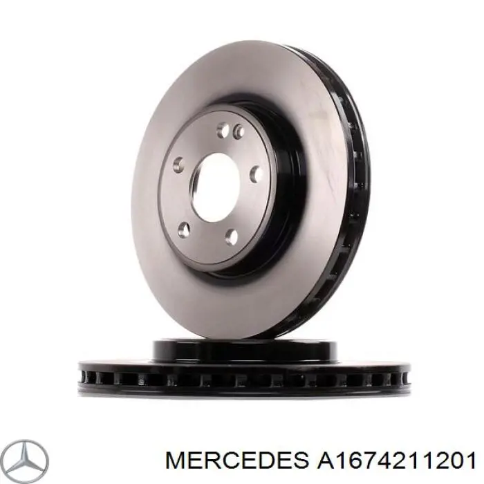 Тормоз дисковый передний Mercedes A1674211201 цена, от 337.16 USD