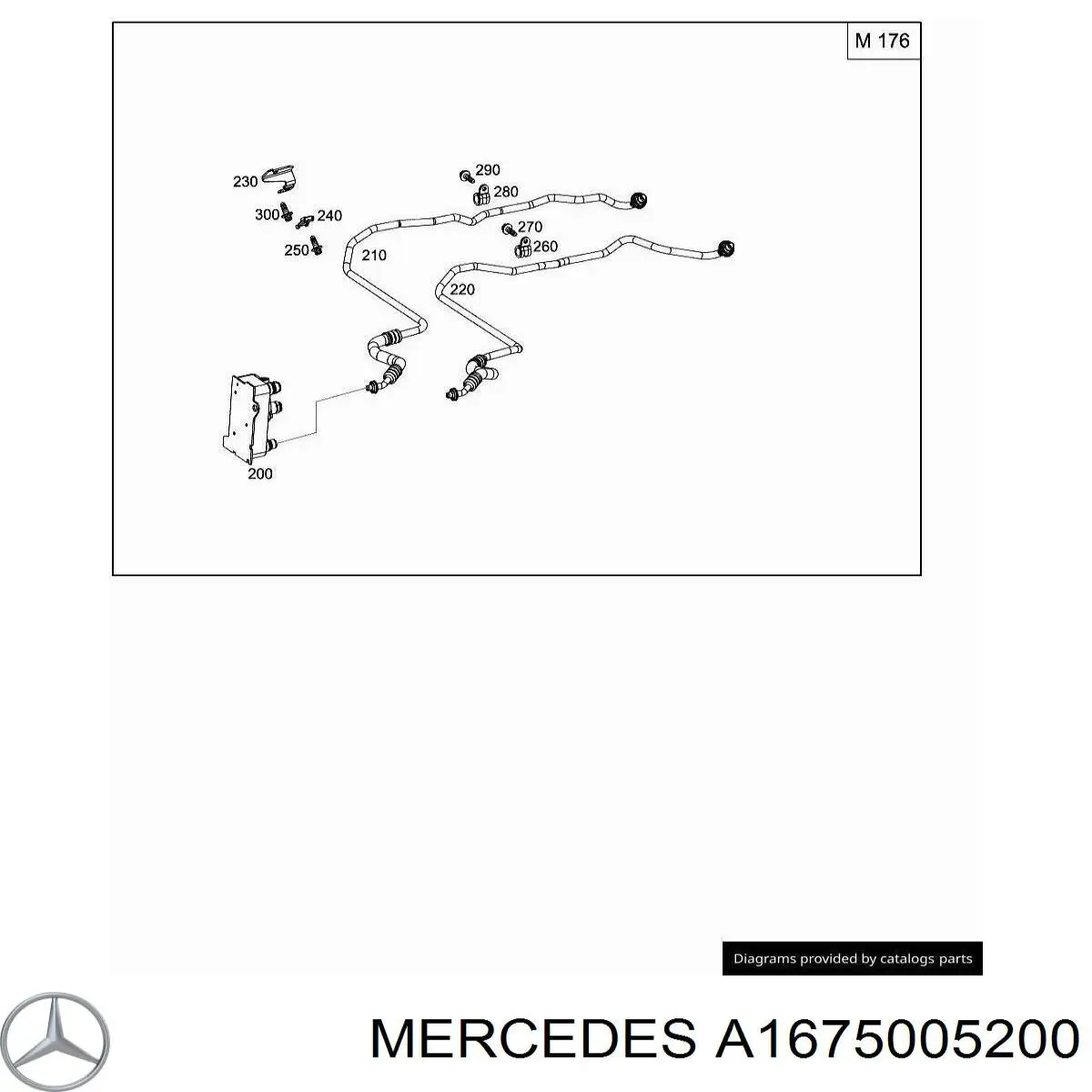A1675005200 Mercedes Радиатор охлаждения, АКПП