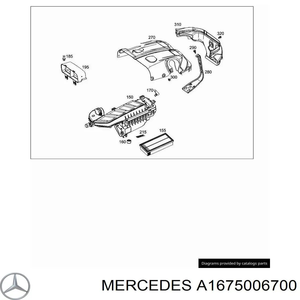 A1675006700 Mercedes 