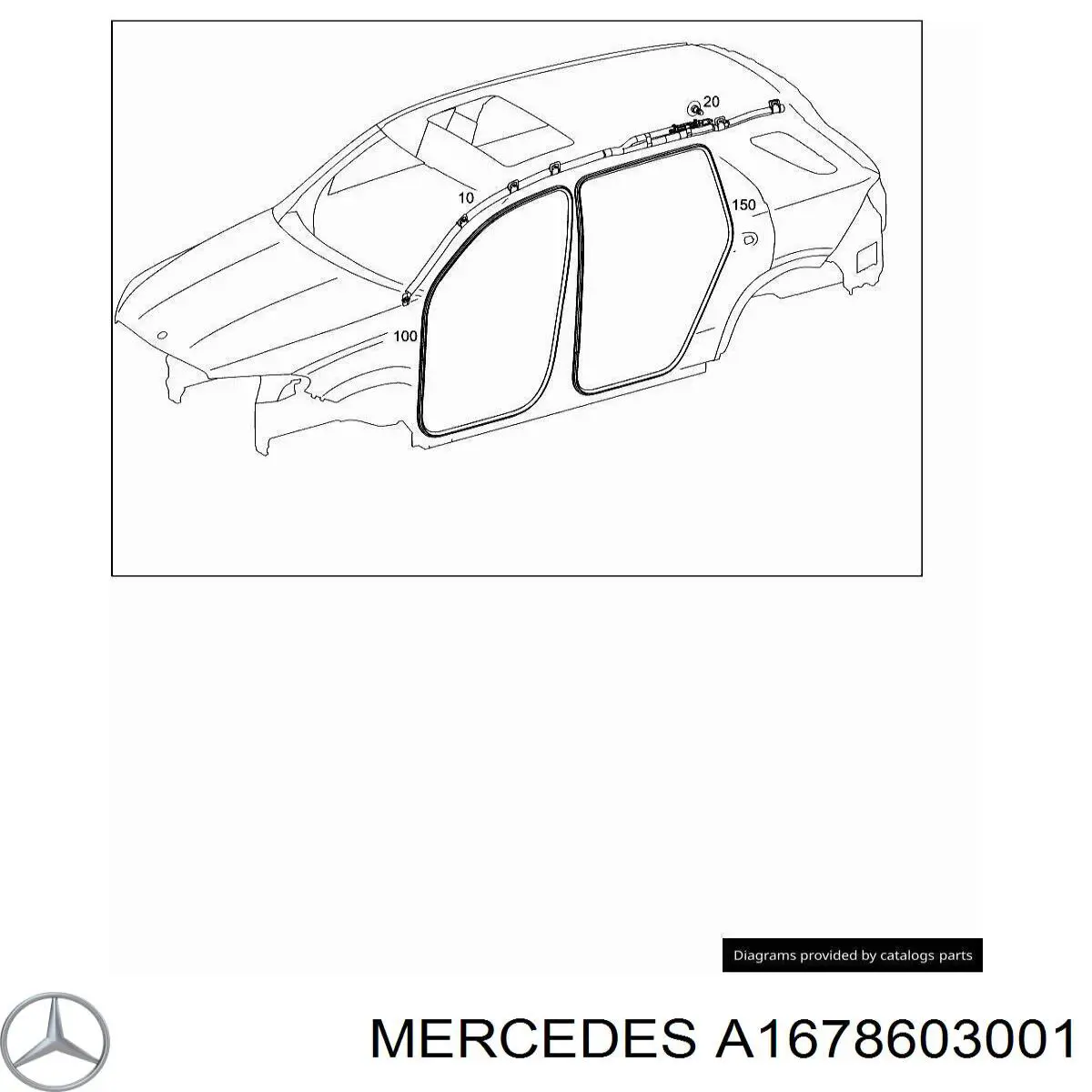 A1678603001 Mercedes 