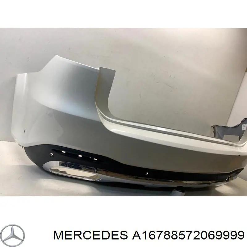 A16788572069999 Mercedes Бампер задний, верхняя часть