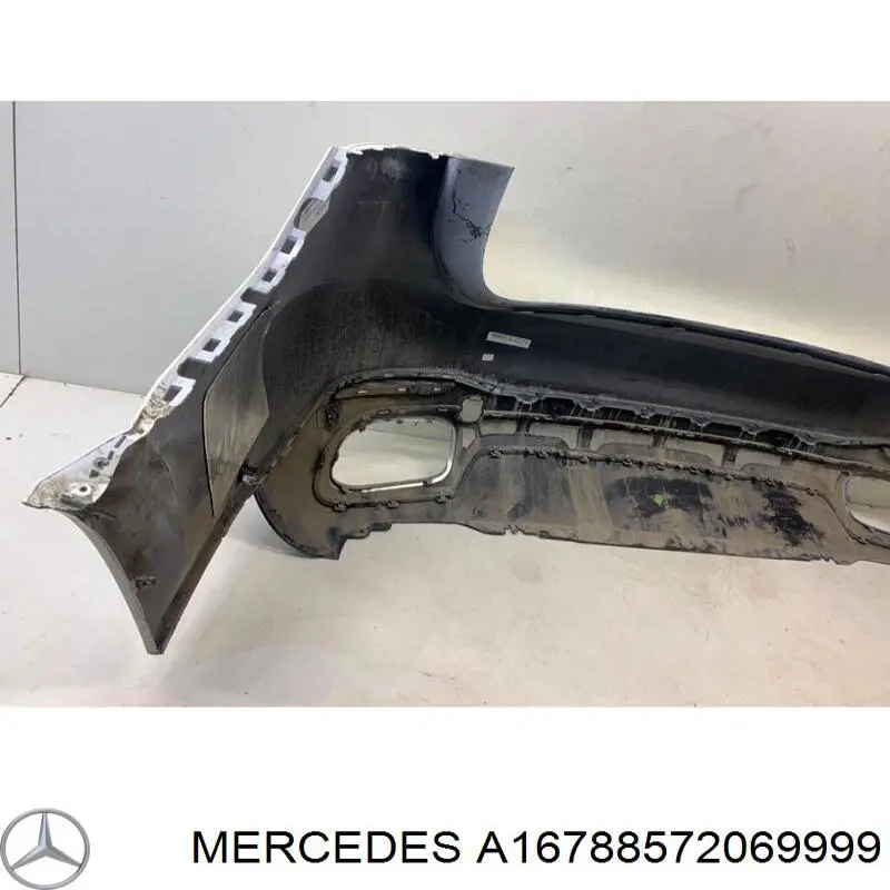 Бампер задний, верхняя часть Mercedes A16788572069999 цена, от 260.49 USD