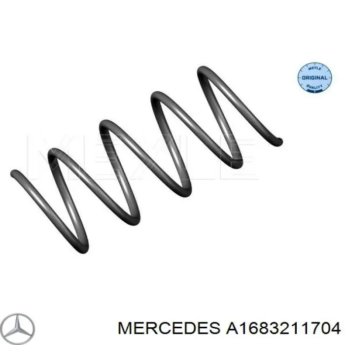 A1683211704 Mercedes пружина передняя