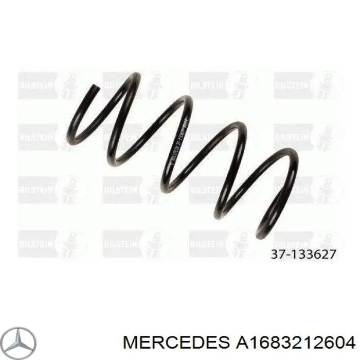 Пружина амортизатора передняя Mercedes A1683212604 цена, от 34.01 USD