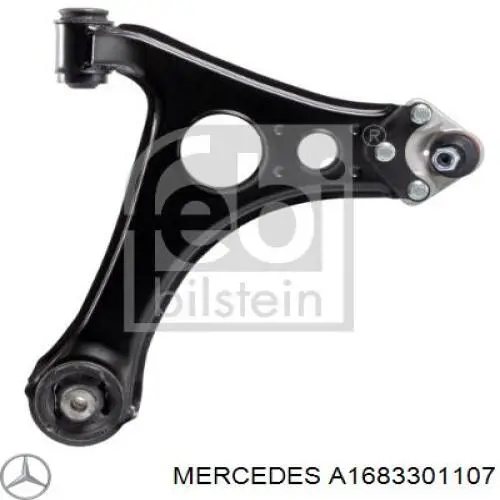 Рычаг передней подвески нижний левый A1683301107 Mercedes