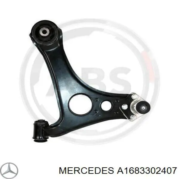 A1683302407 Mercedes braço oscilante inferior direito de suspensão dianteira