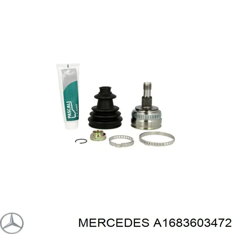 A1683603472 Mercedes semieixo (acionador dianteiro direito)