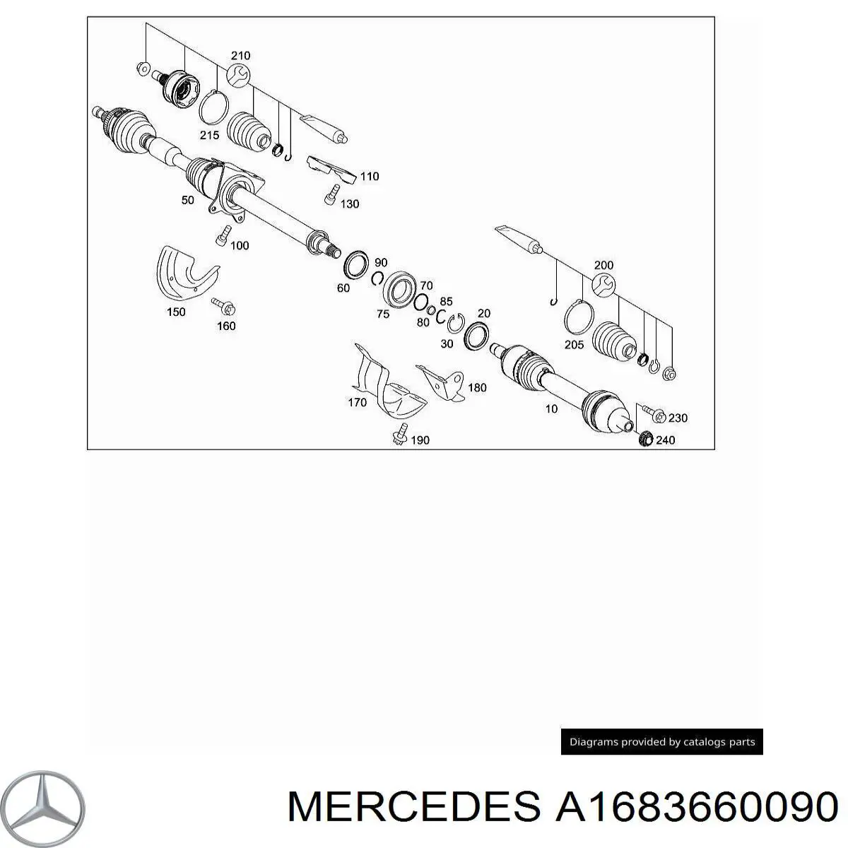 A1683660090 Mercedes 