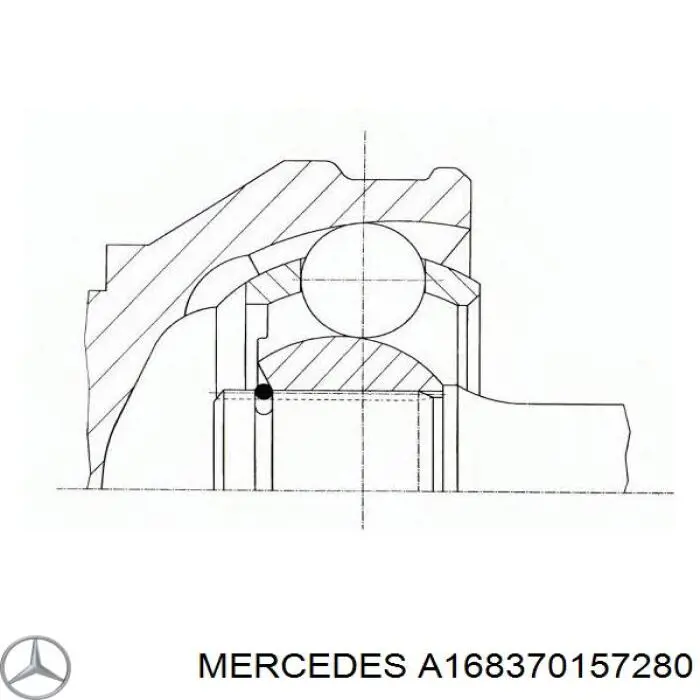 Привод передний левый Mercedes 1683702172 цена, от 70.66 USD