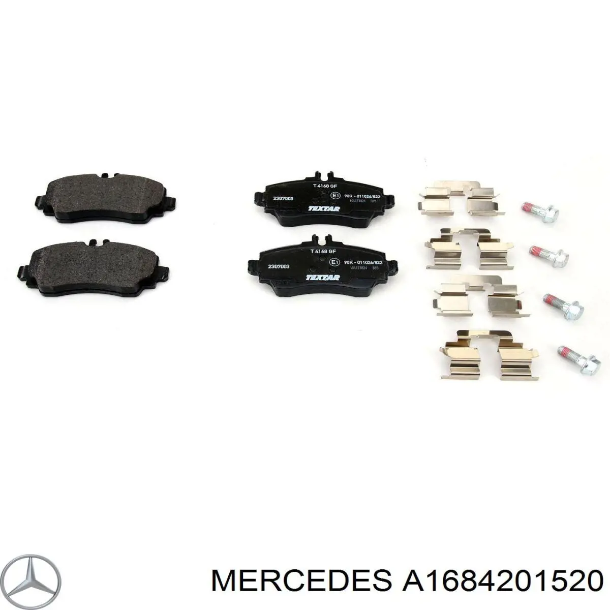 Колодки Mercedes A1684201520 цена, от 21.61 USD
