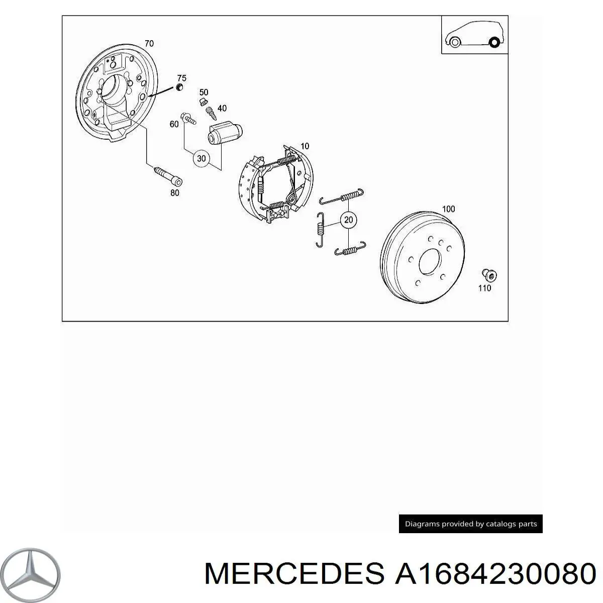 A1684230080 Mercedes 