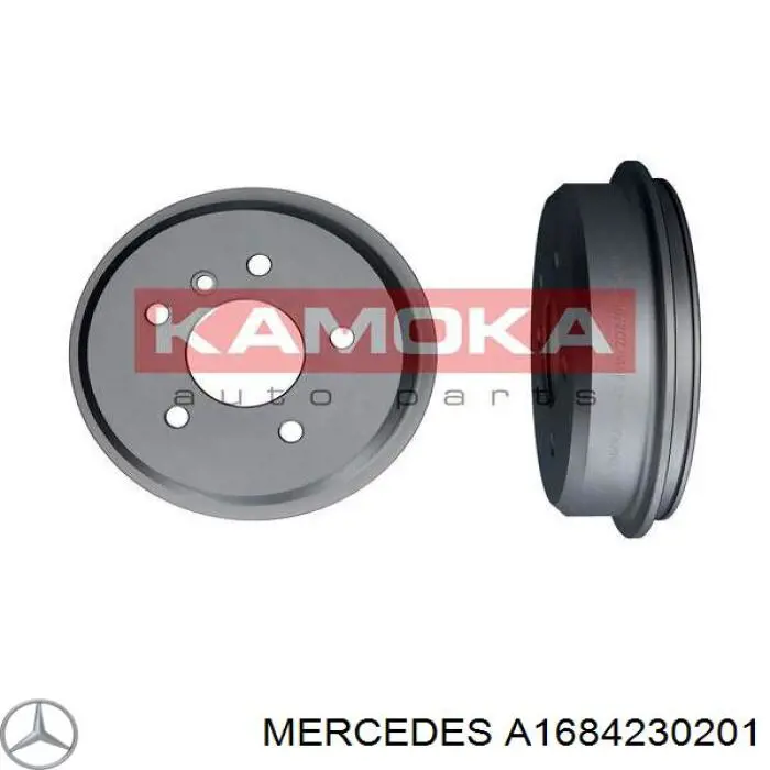 Тормозной барабан A1684230201 Mercedes