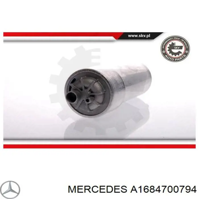 Топливный насос электрический, погружной на Mercedes A (W168)