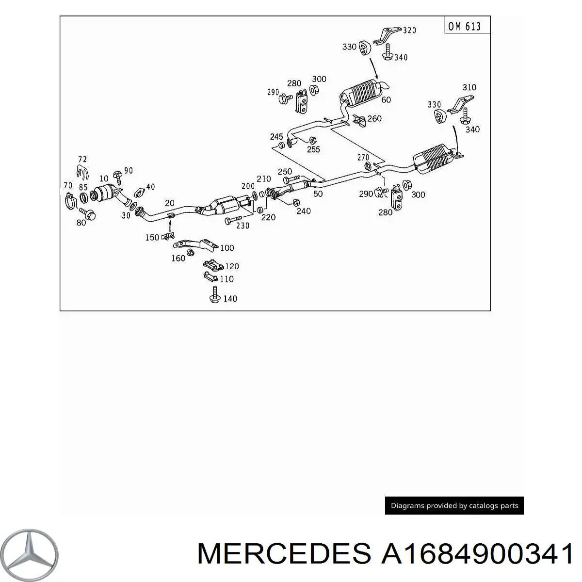  A1684900341 Mercedes