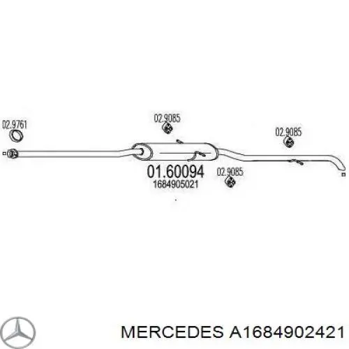 Выхлоп задний Polmostrow 1328 цена, от 64.36 USD