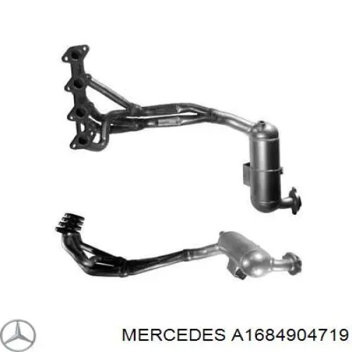 Купить A1684900719 Mercedes Преобразователь отработавших газов