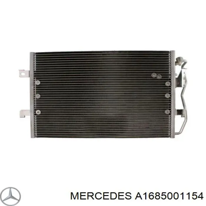 Купить A1685001154 Mercedes Радиатор системы охлаждения кондиционера