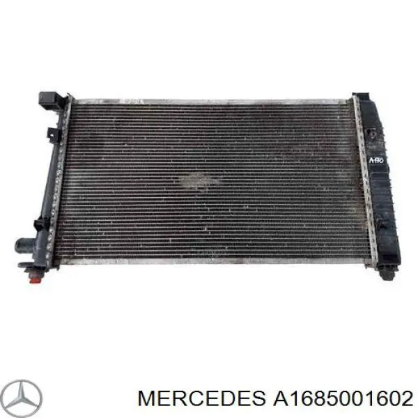 Радиатор охлаждения двигателя Mercedes A1685001602