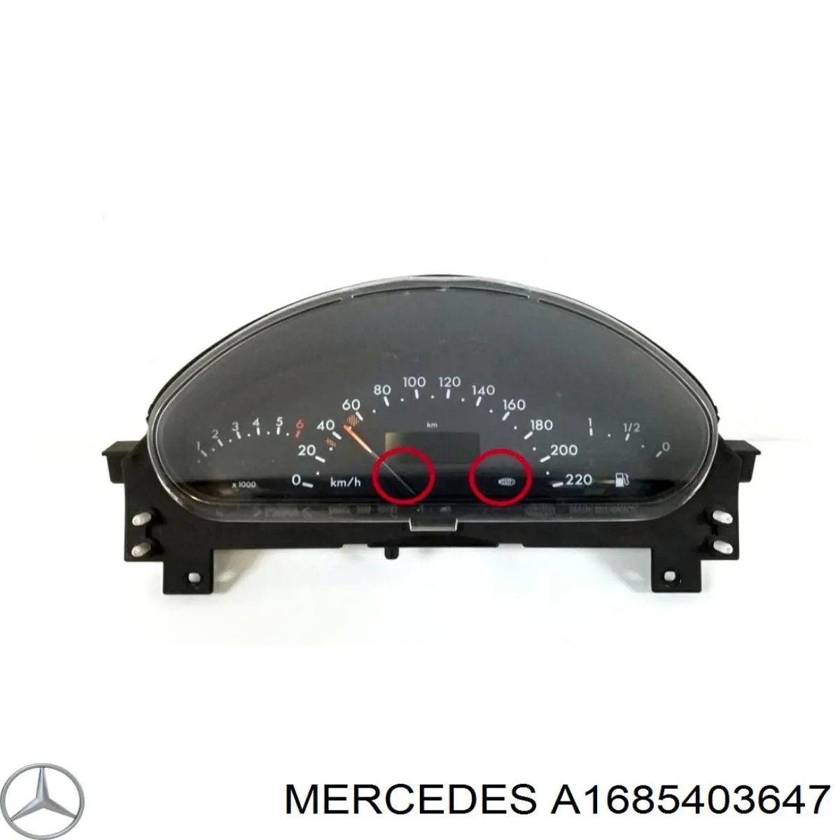 A1685403647 Mercedes приборная доска (щиток приборов)