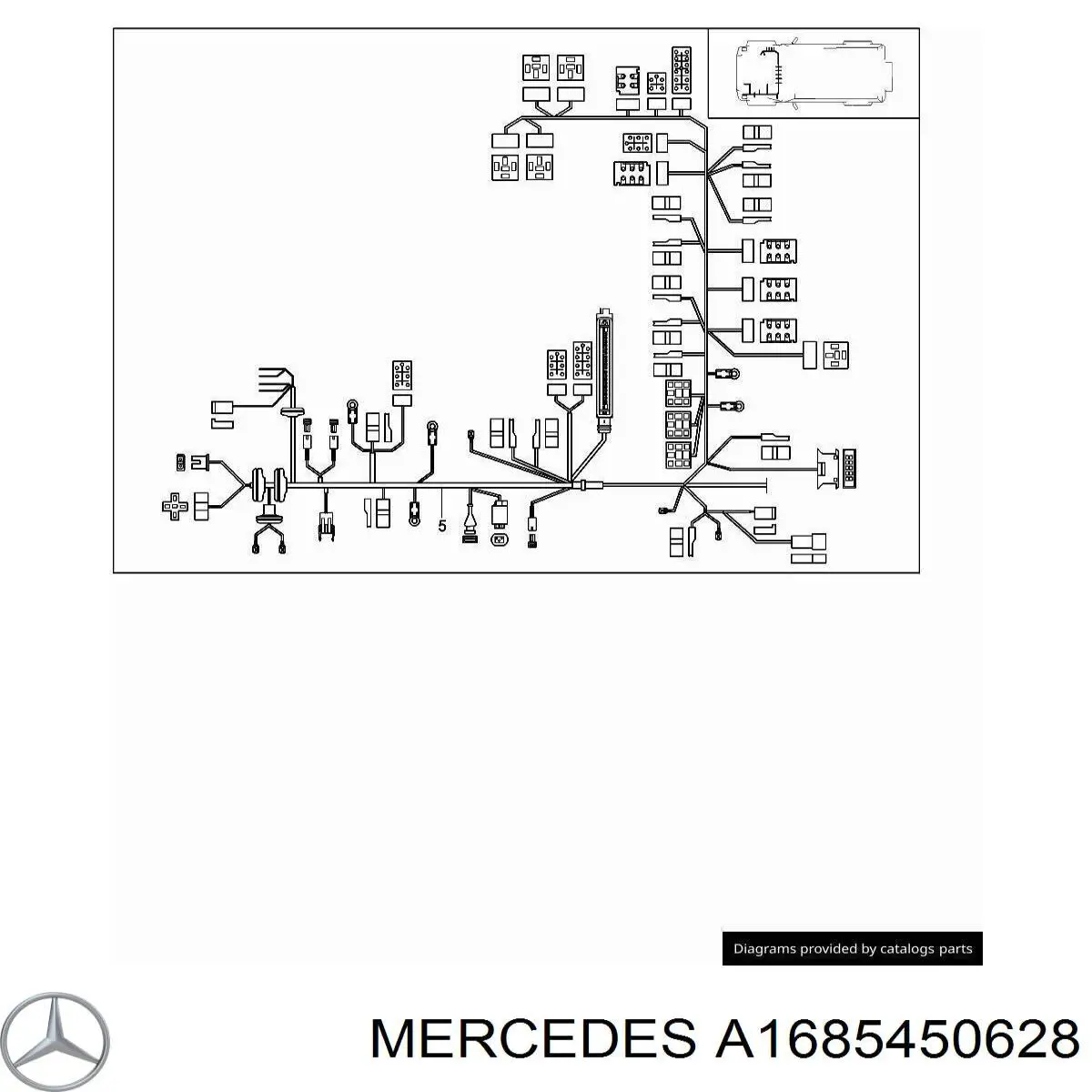  Mercedes A1685450628 цена, от 3.45 USD