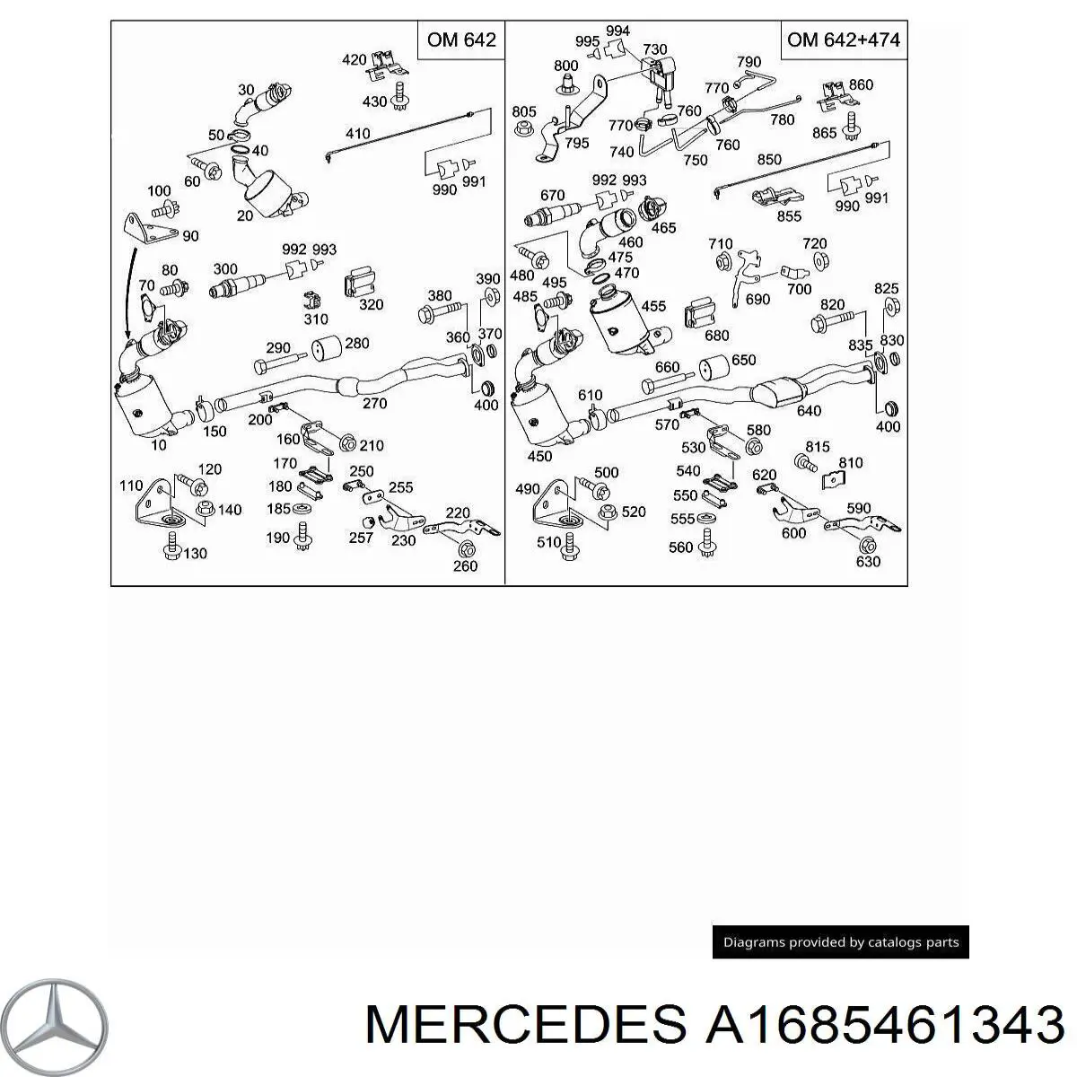  Mercedes A1685461343