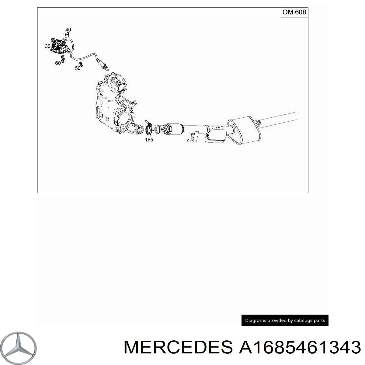 Купить A1685461343 Mercedes 