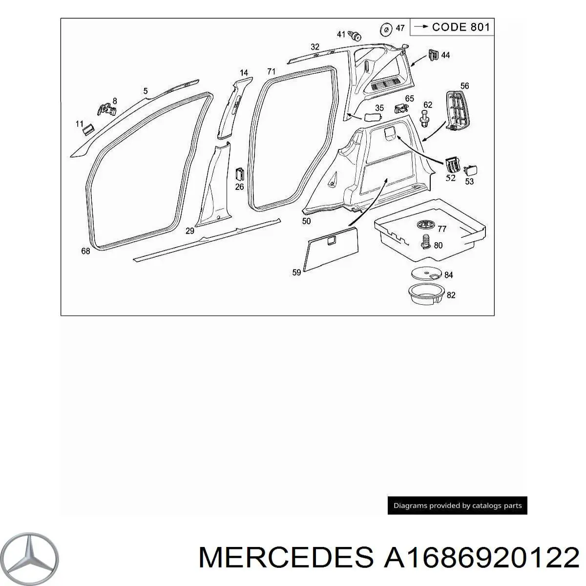 A1686920122 Mercedes 