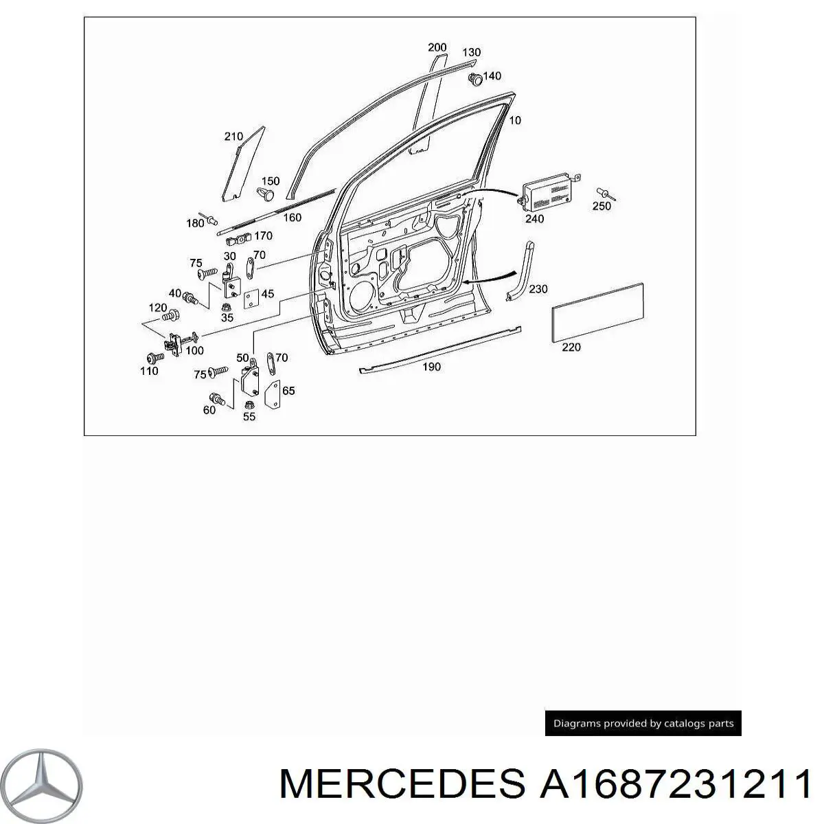 A1687231211 Mercedes 