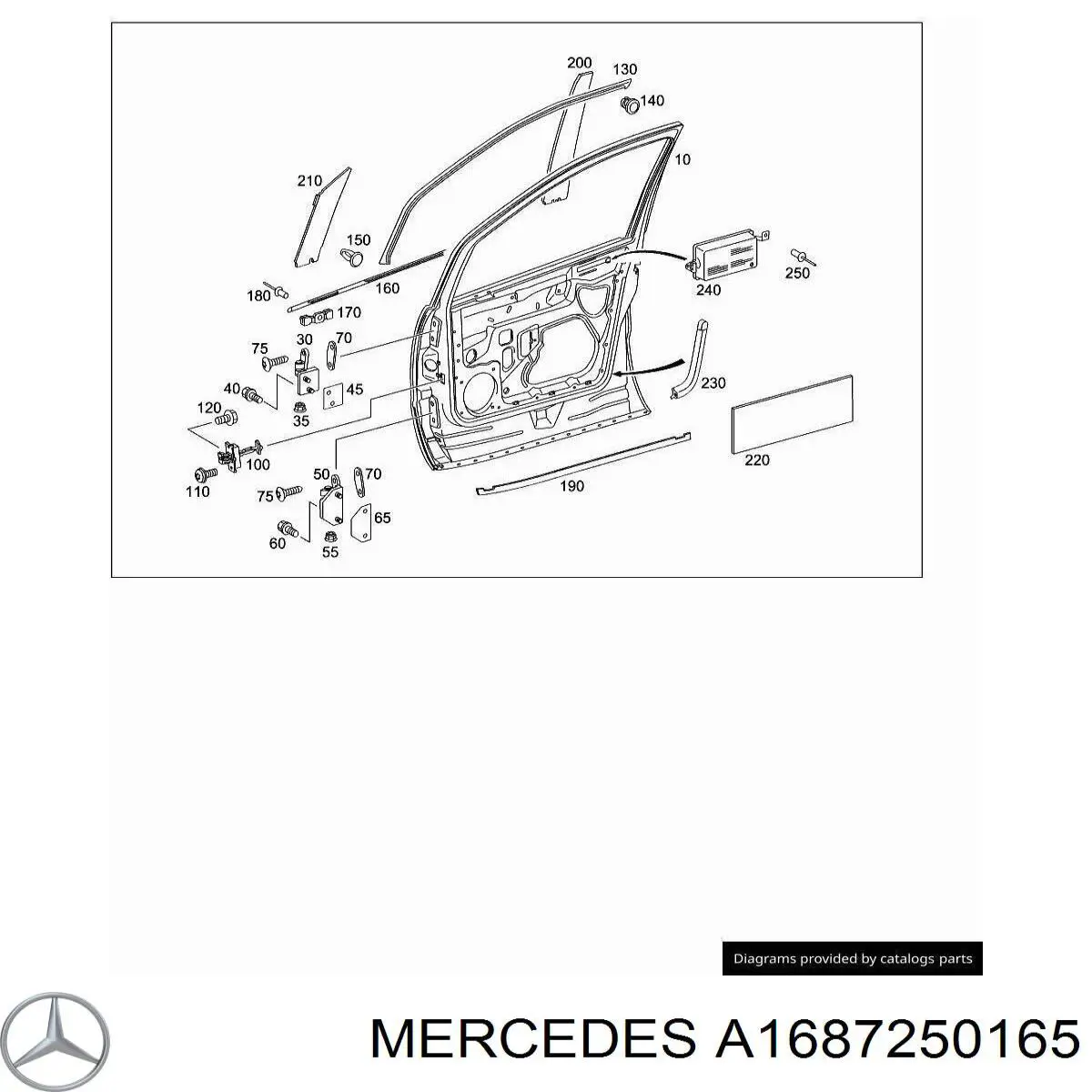 A1687250165 Mercedes 