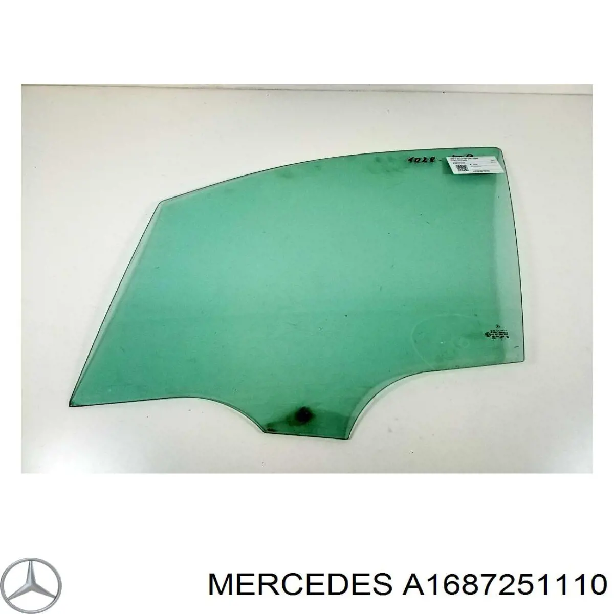 Стекло водительской двери на Mercedes A (W168)