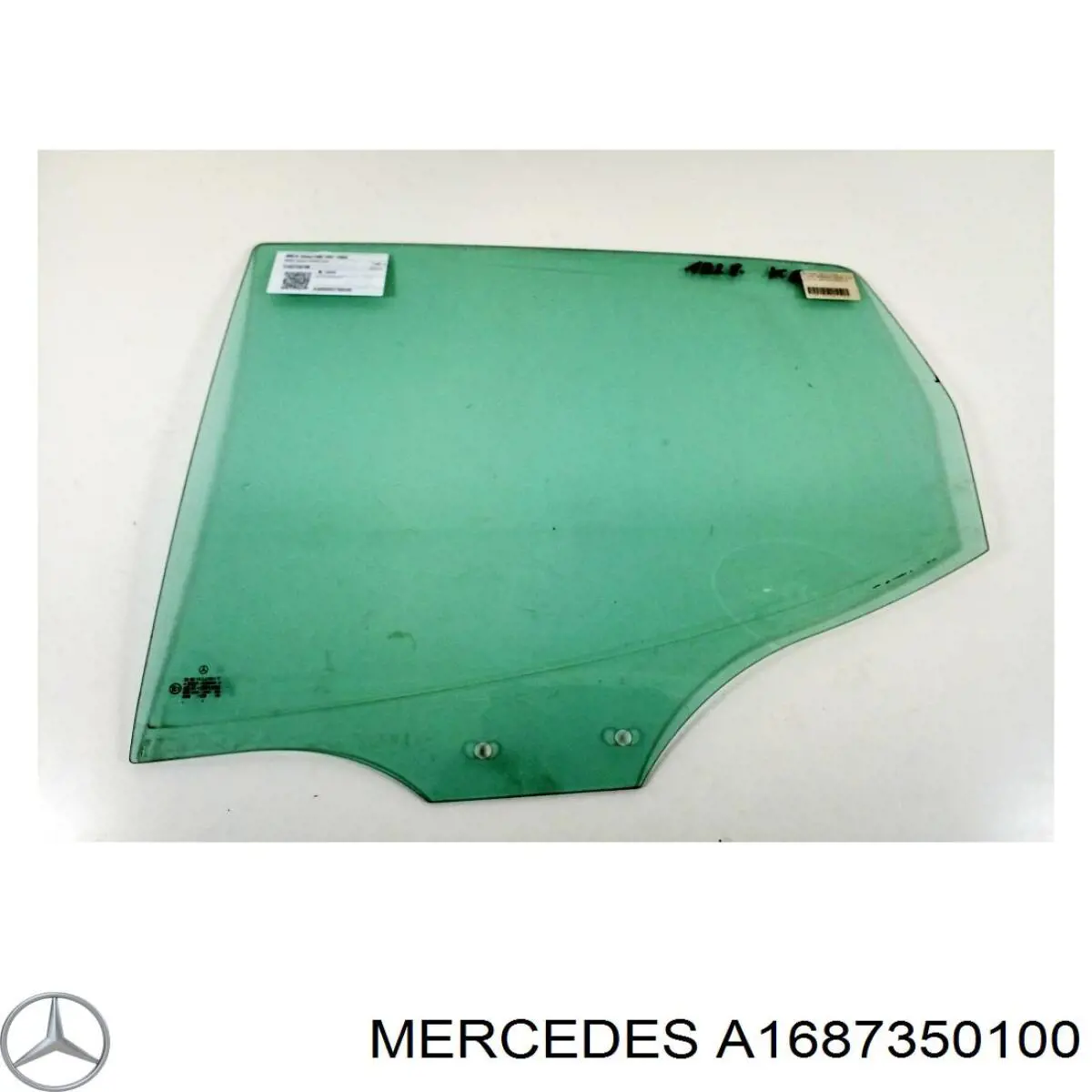 A1687350100 Mercedes Стекло двери задней левой