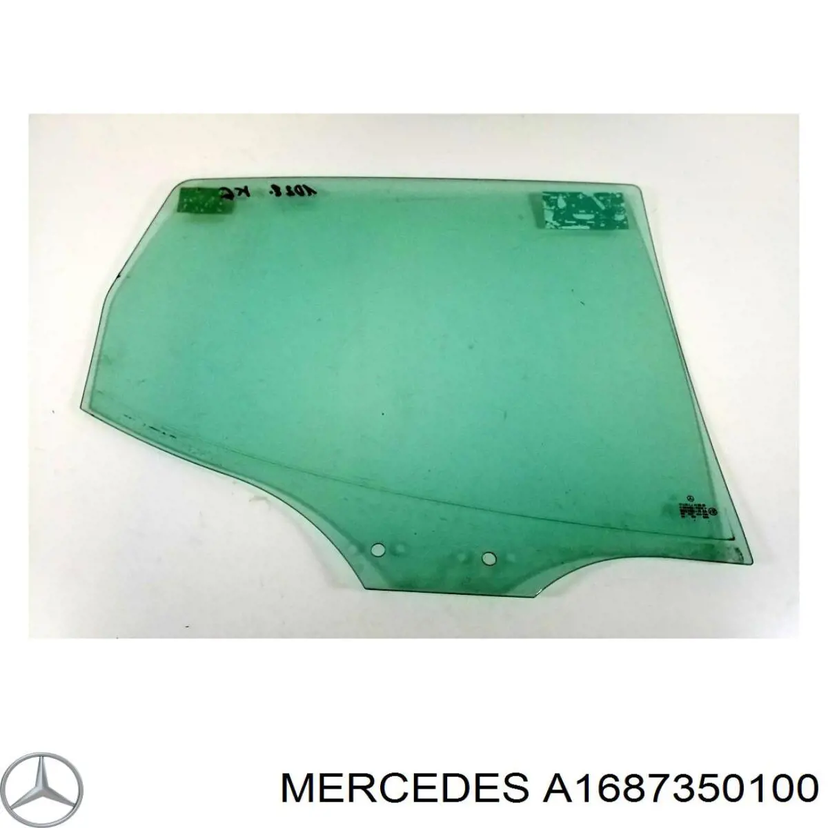 Стекло задней двери, левой Mercedes A1687350100 цена, от 8.69 USD