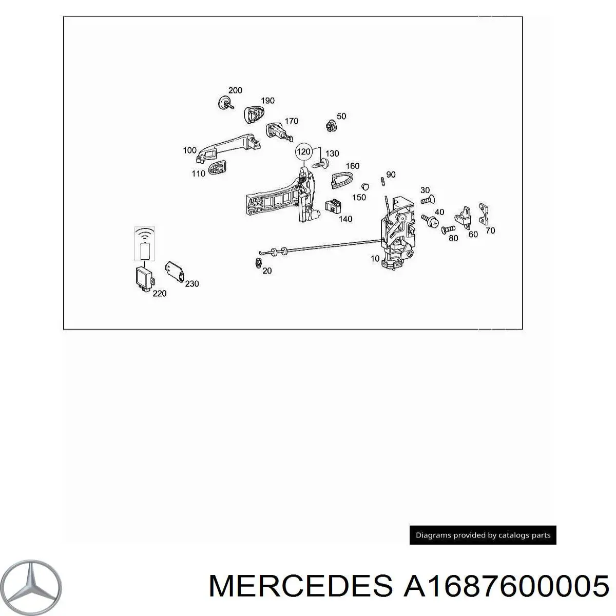 A1687600005 Mercedes 