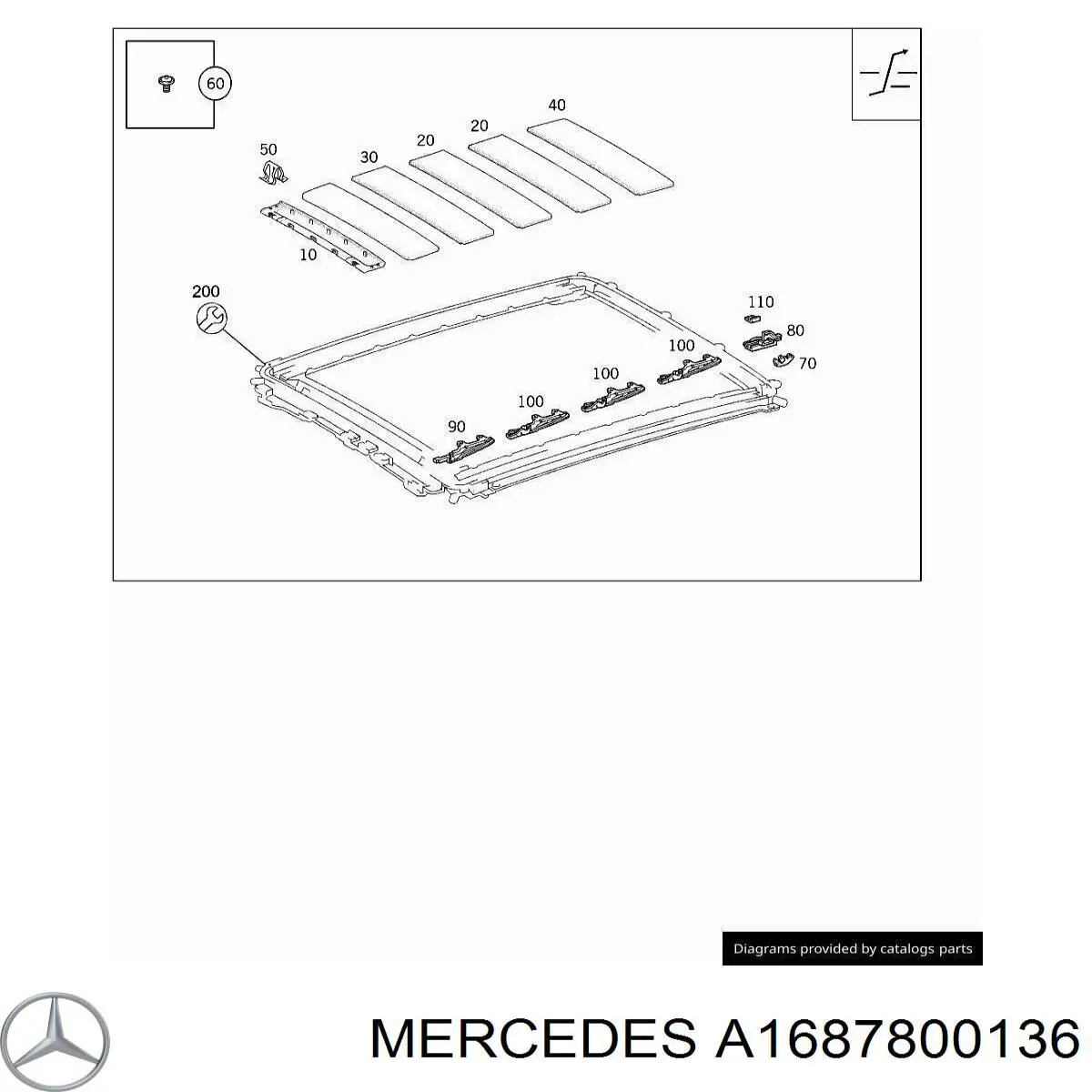 A1687800136 Mercedes 