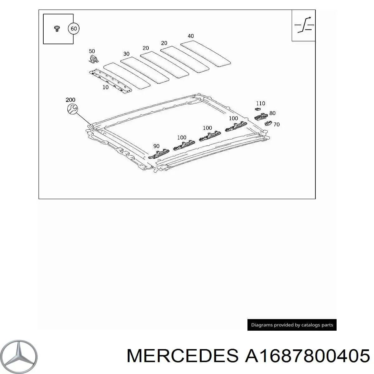 A1687800405 Mercedes 