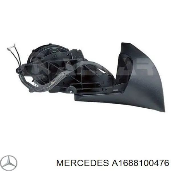 Правое боковое зеркало A1688100476 Mercedes