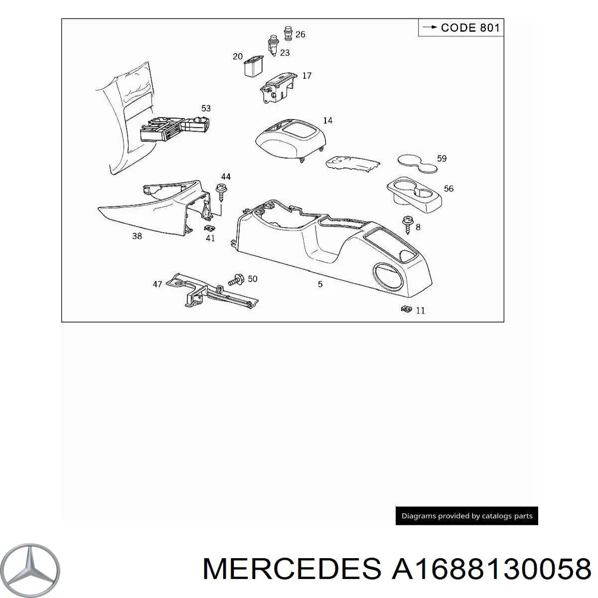 A1688130058 Mercedes 