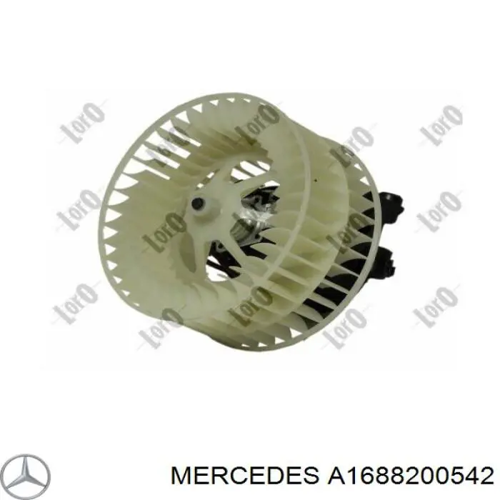 Мотор вентилятора печки (отопителя салона) Mercedes A1688200542 цена, от 24.07 USD