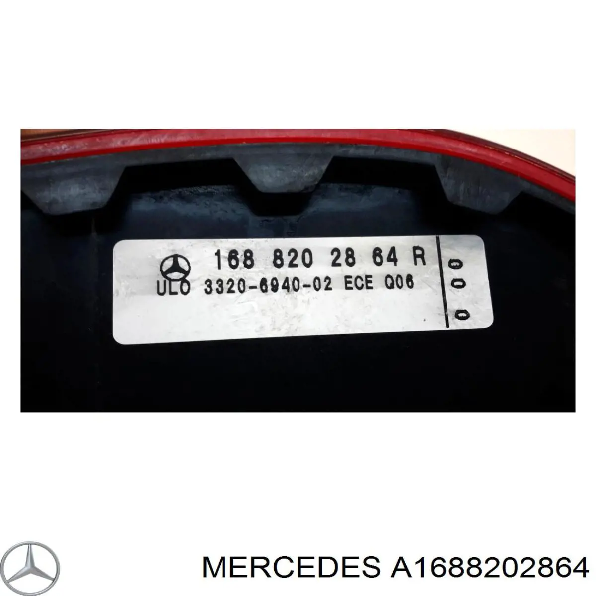 A1688202864 Mercedes lanterna traseira direita