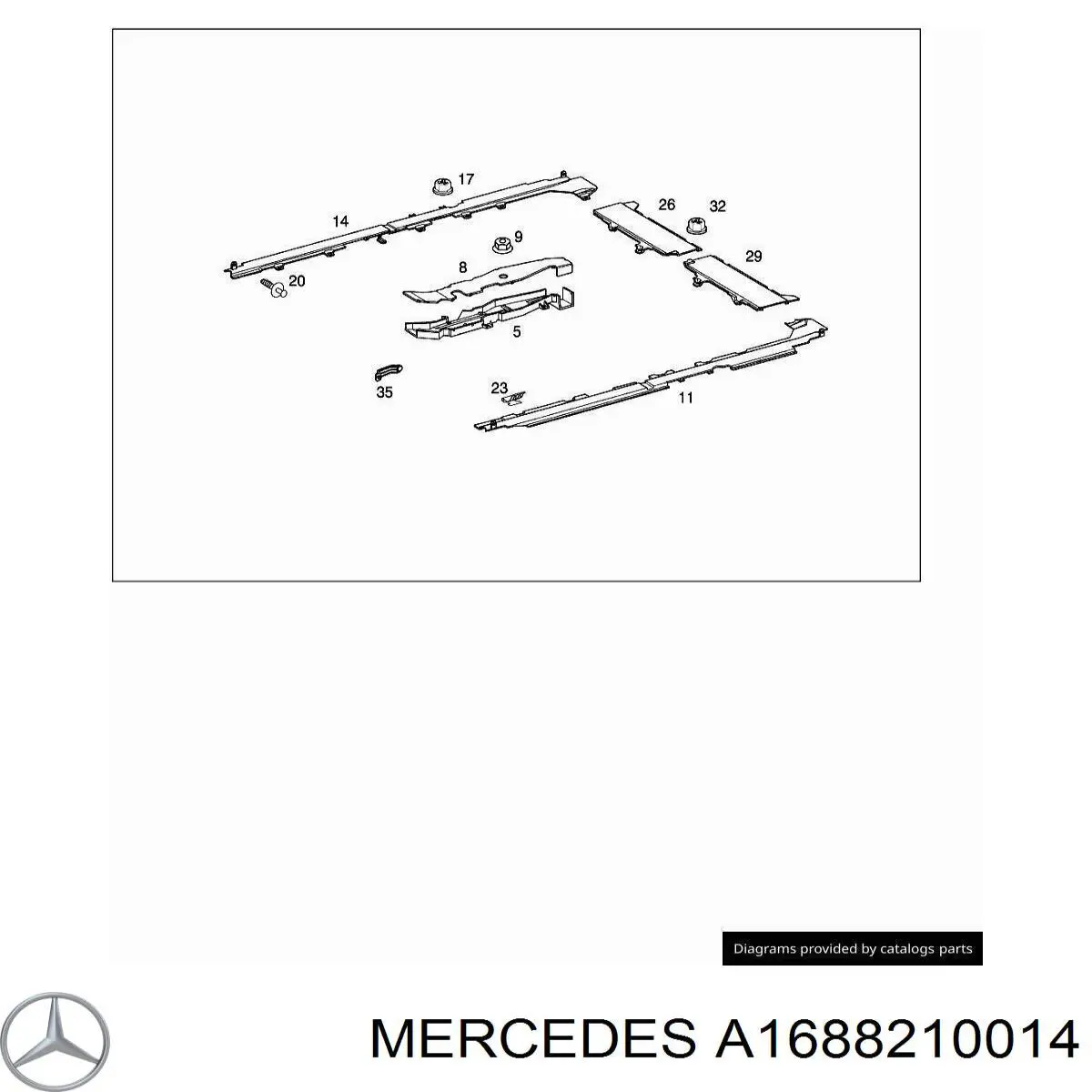  A1688210014 Mercedes