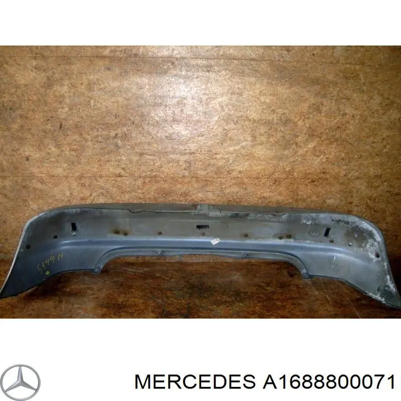 A1688800071 Mercedes pára-choque traseiro