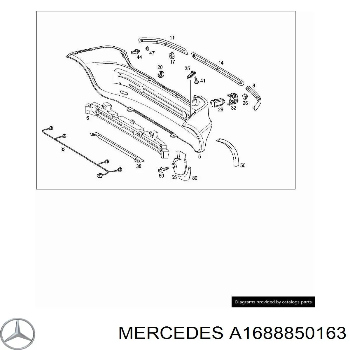 A1688850163 Mercedes 