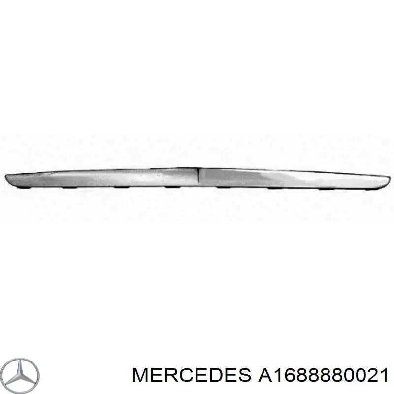 A1688880021 Mercedes grelha do radiador