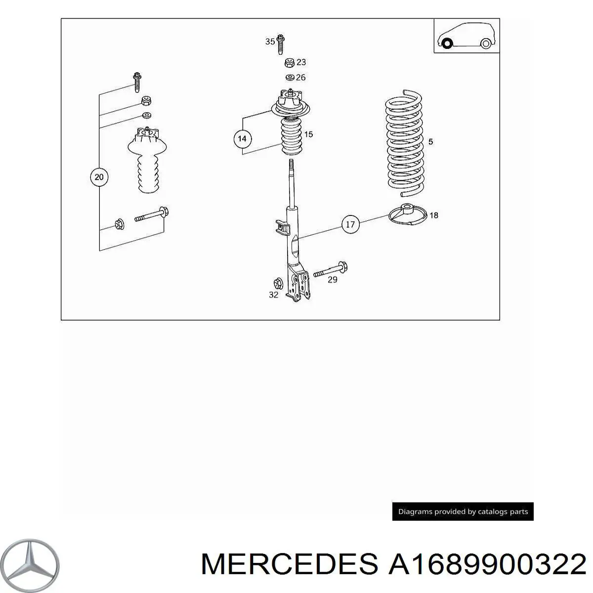  A1689900322 Mercedes