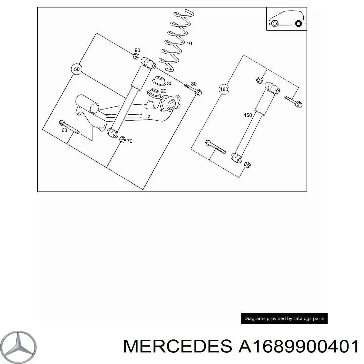  A1689900401 Mercedes