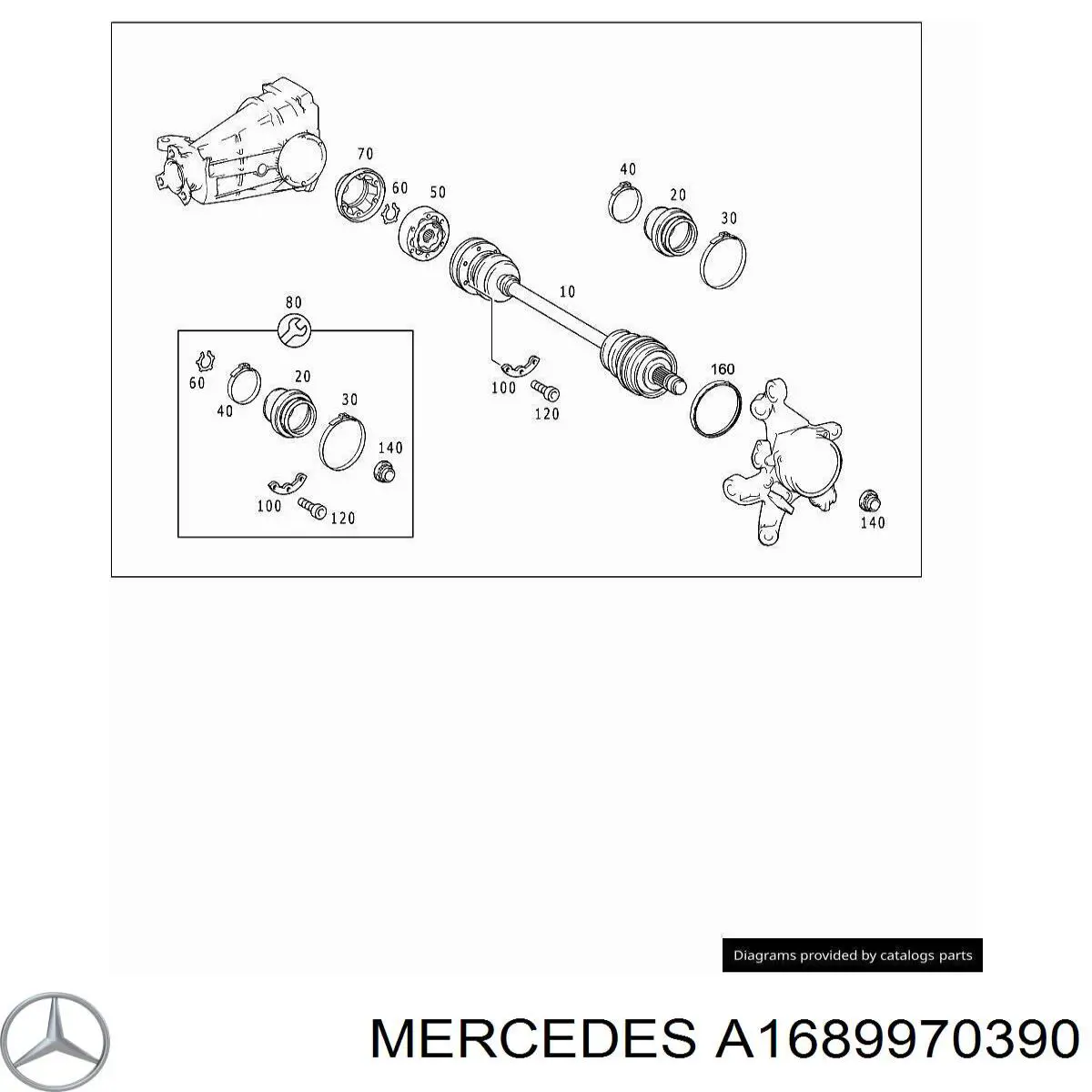  Mercedes A2029970490 цена, от 1.48 USD