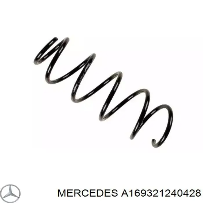 A169321240428 Mercedes пружина передняя