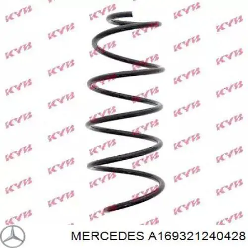 Пружина амортизатора передняя Mercedes A169321240428 цена, от 22.32 USD