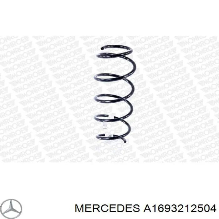 A1693212504 Mercedes mola dianteira